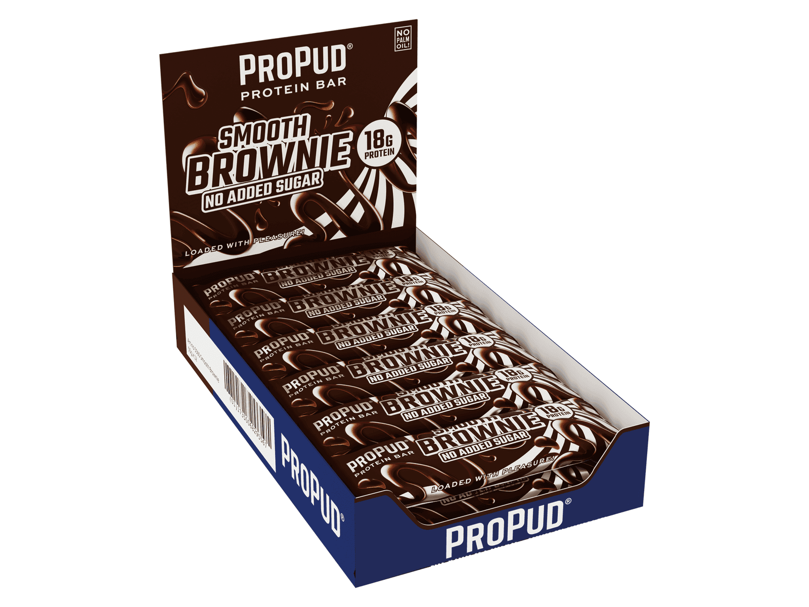 Protein Bar (12-pack) (Smooth Brownie - 12 x 55 gram) - PROPUD