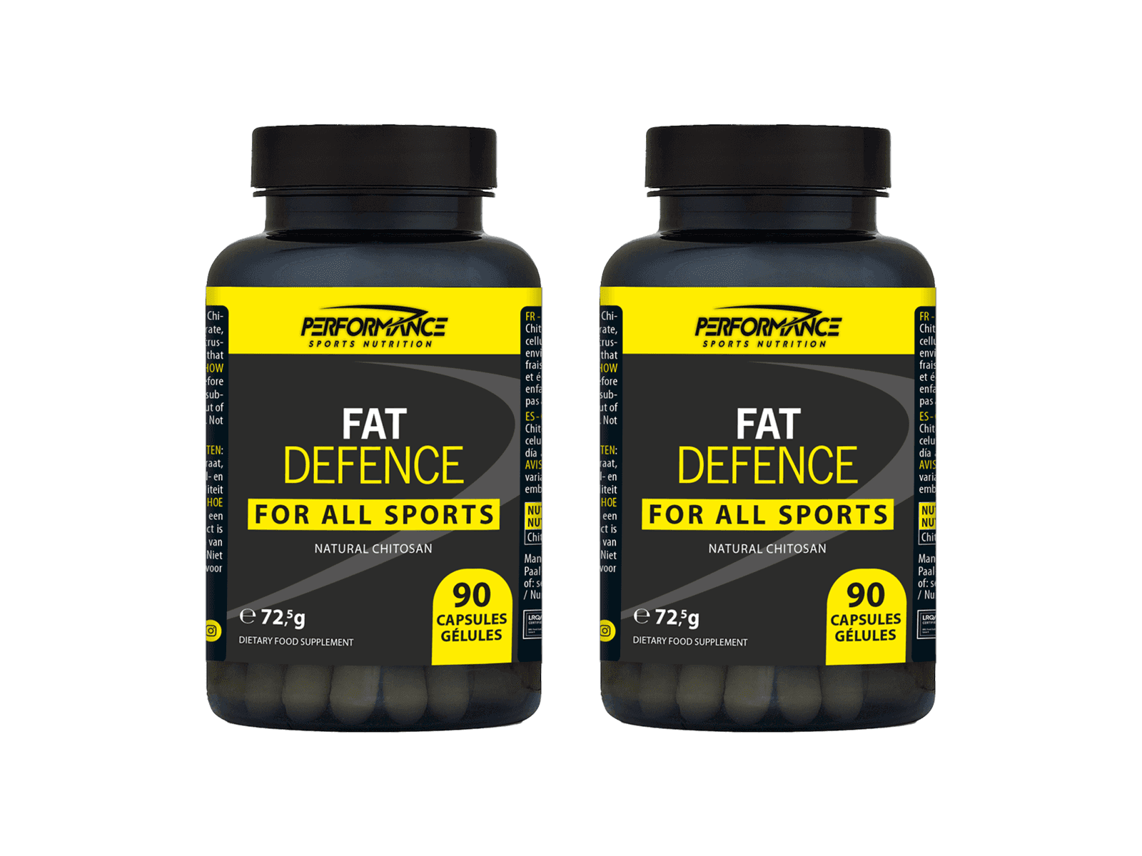 Performance - Fat Defence (2 x 90 capsules) - Afslankpillen - Chitosan - Voordeelverpakking